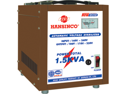 Ổn Áp Hansinco 1.5 KVA 1 Pha